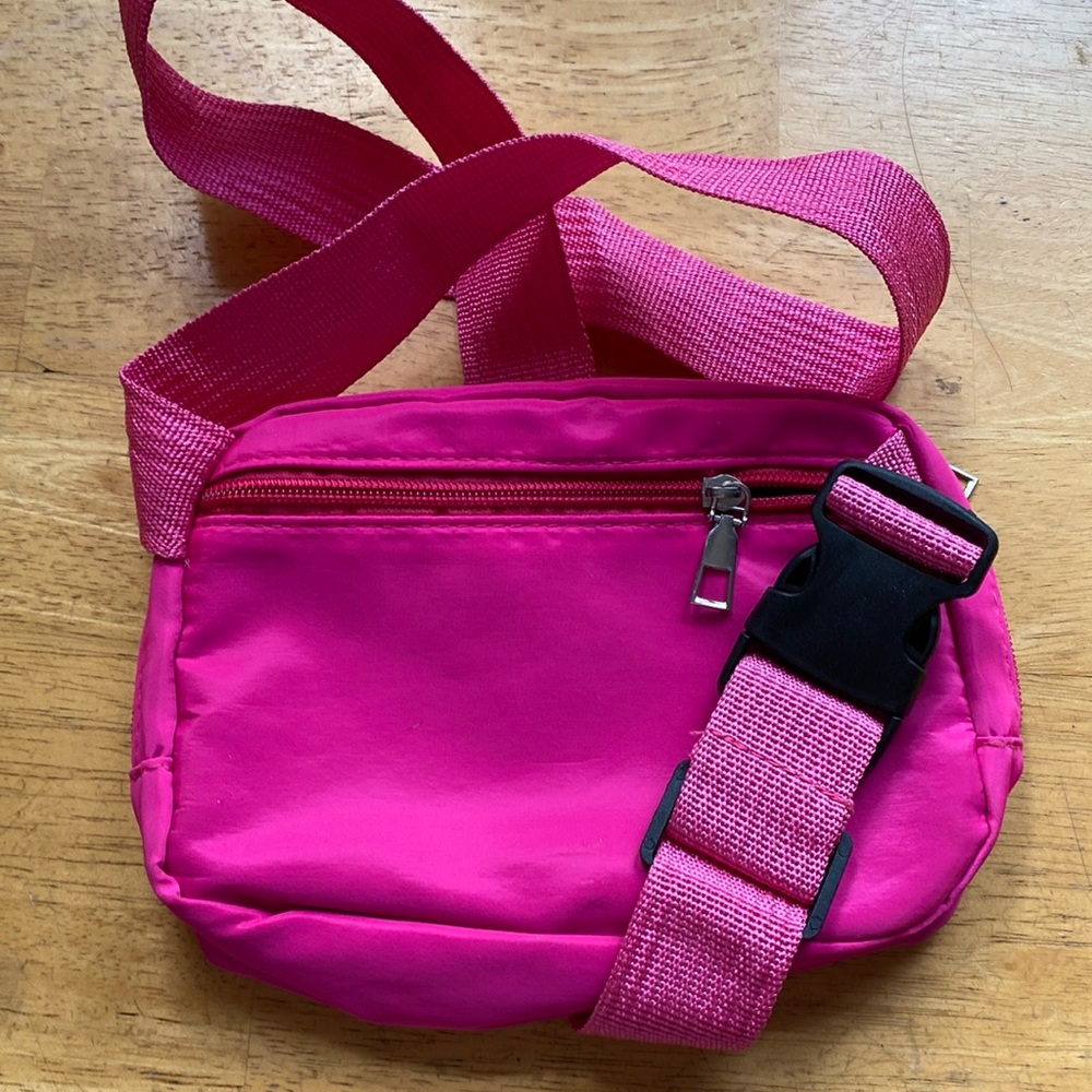 Pink Fanny Pack Belt Bag Size 8,5x5,5x2” new